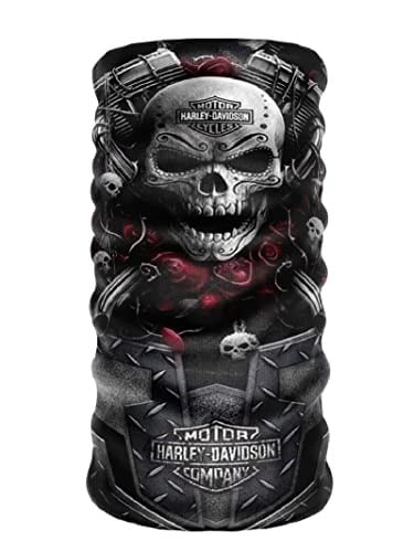 Bebo Store Extreme Spor Motor Ve Bisiklet Kullananlara Özel Desenli Buff Boyunluk Bandana Balaklava harley-16.02-1