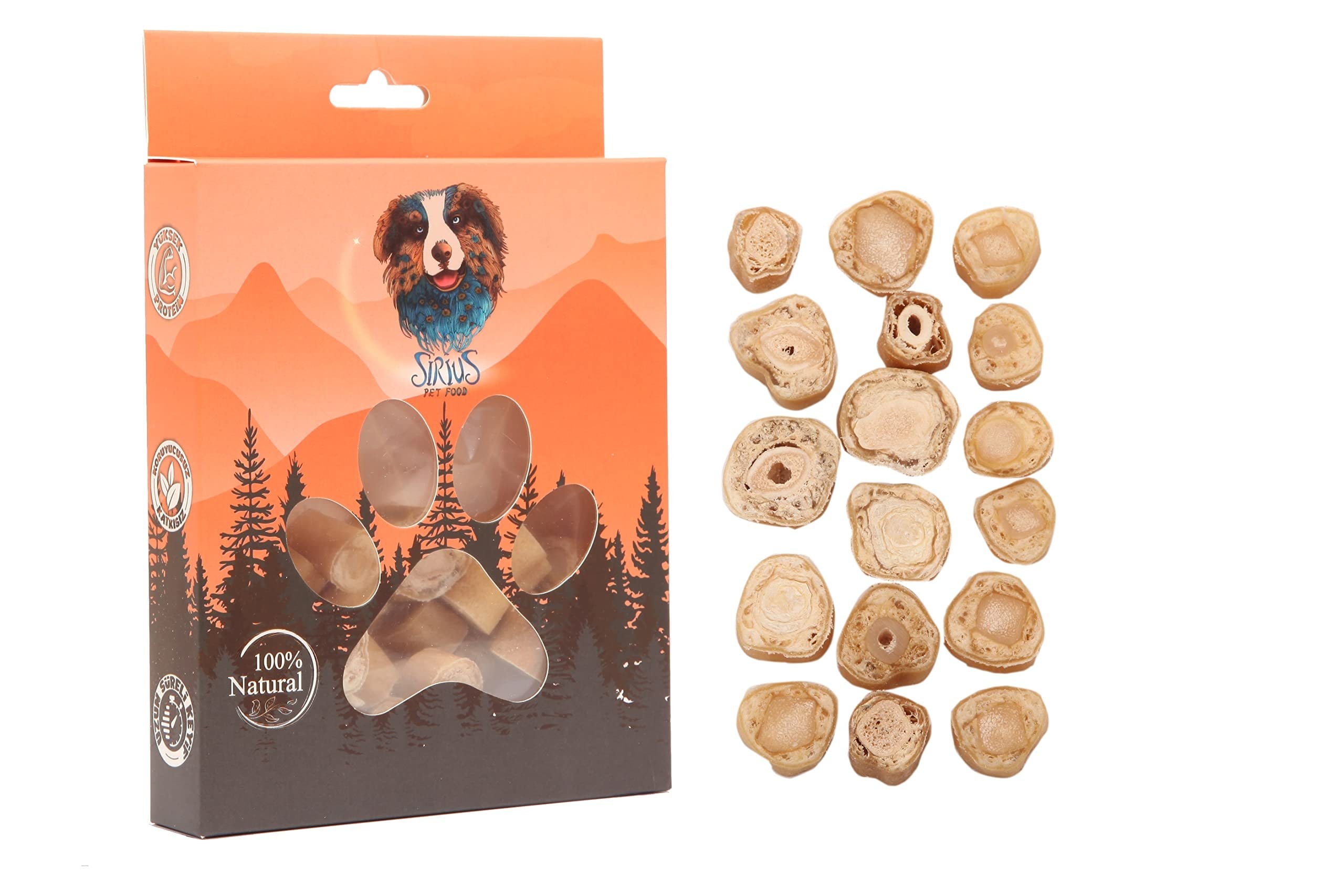 Beef Tail Disc - Dana Kuyruk Disk 100 gr Köpek Ödül Maması
