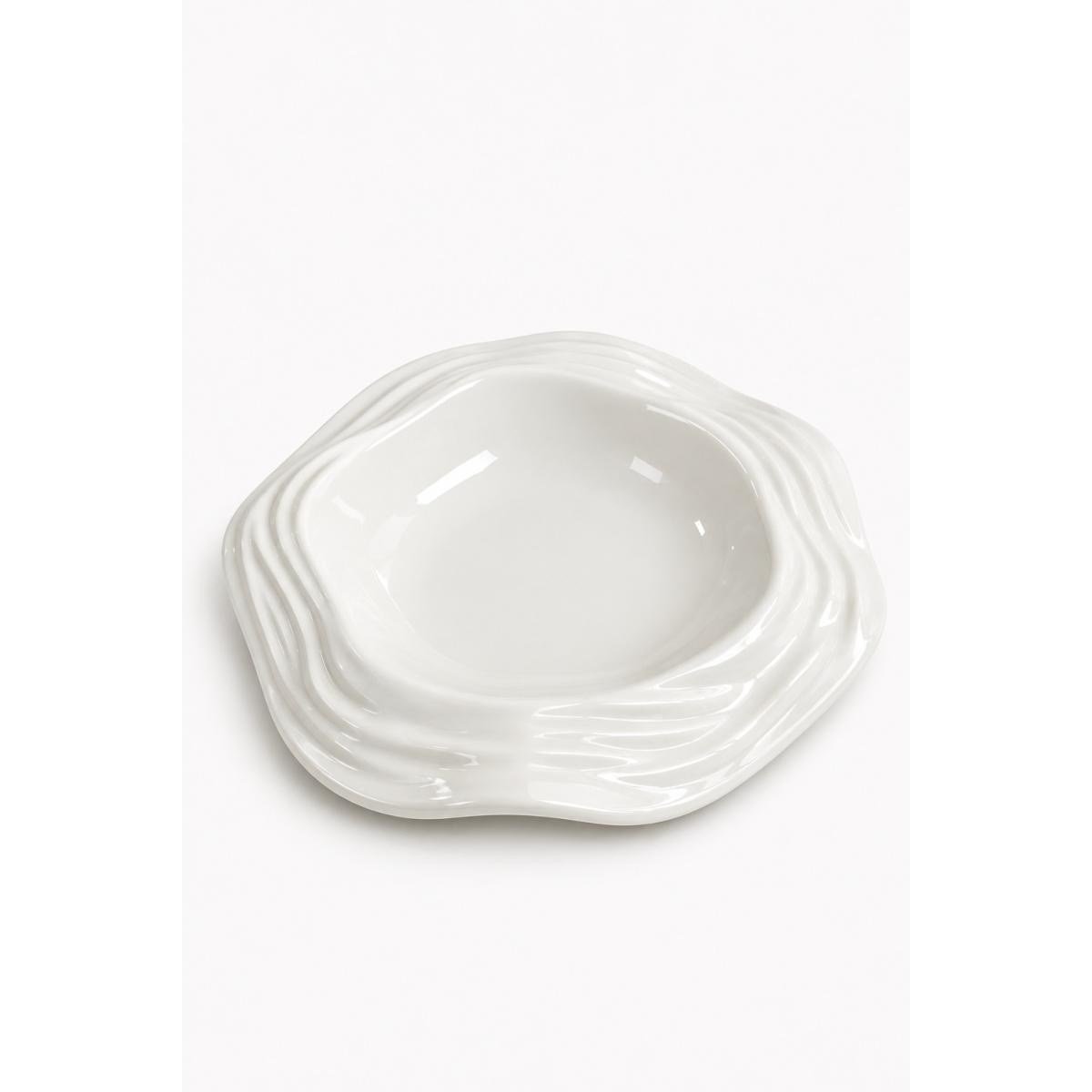 Beige & Stone X Duygu Batum Momento Line Bowl Servis Sunum Tabağı