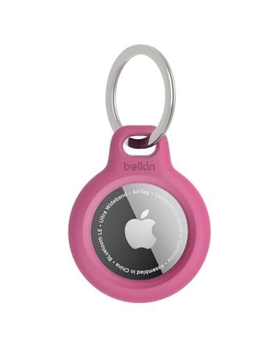 Belkin AirTag için Anahtarlıklı Kılıf - Pembe