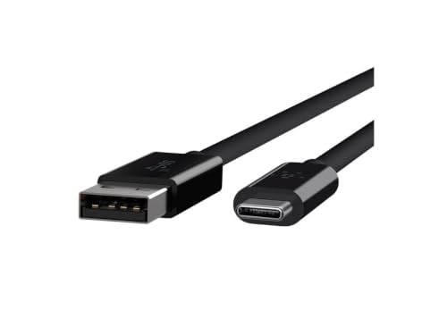Belkin USB 3.1 USB-C - USB-A Kablosu, 0,9 m (USB-IF Sertifikalı, 10 Gbps, Ultra HD 4k), Siyah