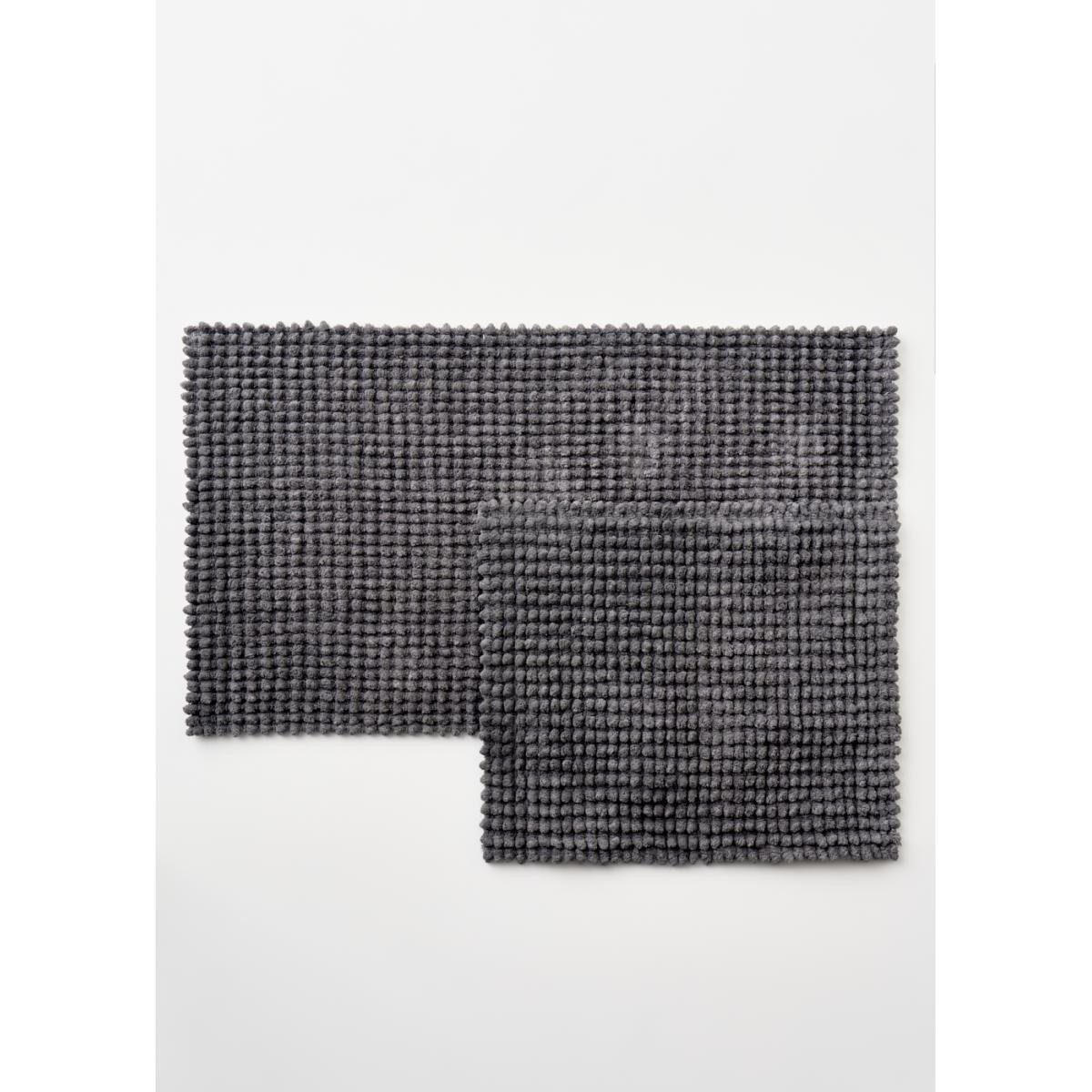 Bella Maison Cosy Paspas Takımı Antrasit (60x100 Cm) Antrasit