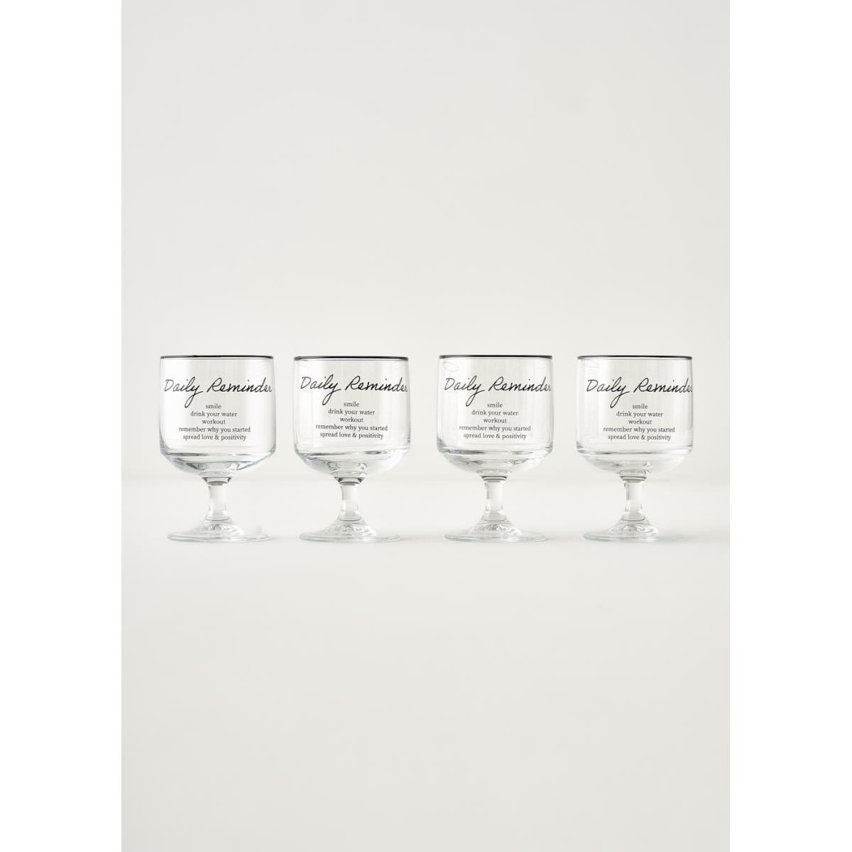 Bella Maison Daily Reminder 4'lü Cup Set (300 Cc)