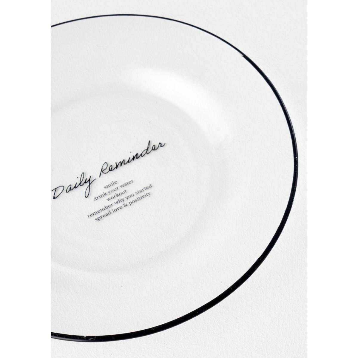 Bella Maison Daily Reminder Servis Tabağı 4'lü Siyah (26 Cm)