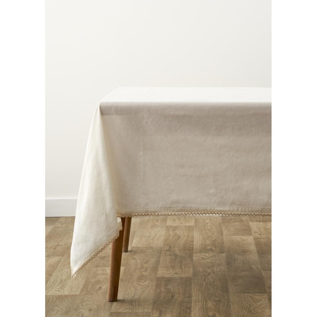 Bella Maison Eloni Kopanakili Masa Örtüsü Ekru (150x250 Cm) Ekru