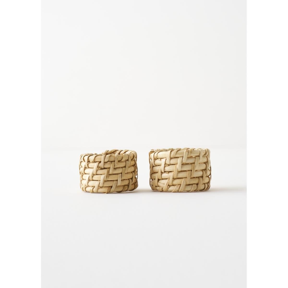 Bella Maison Frida 2'li Peçete Halkası Naturel (4,5x3,5 Cm) Naturel
