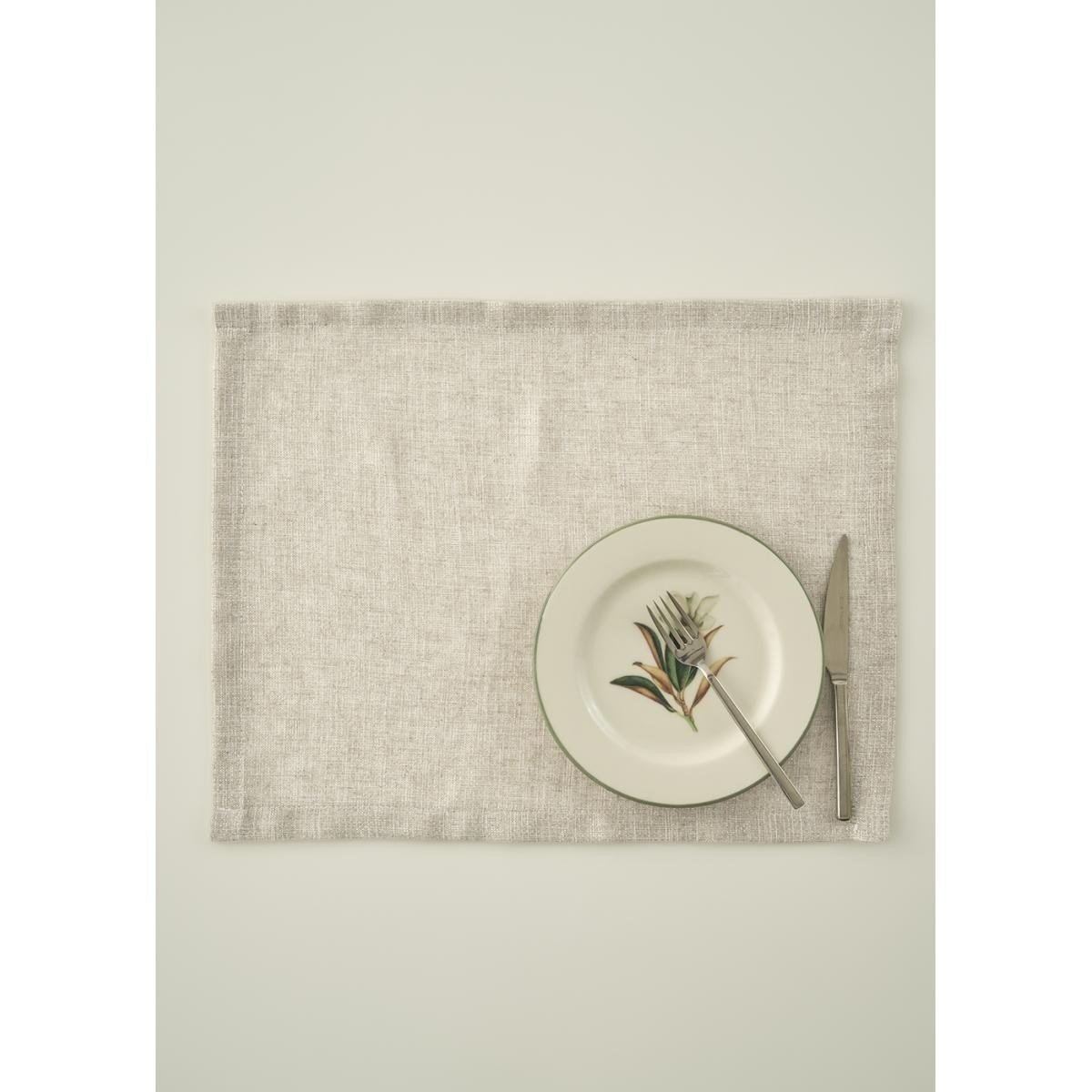 Bella Maison Miva Simli Amerikan Servis Gümüş (35x45 Cm) Gümüş