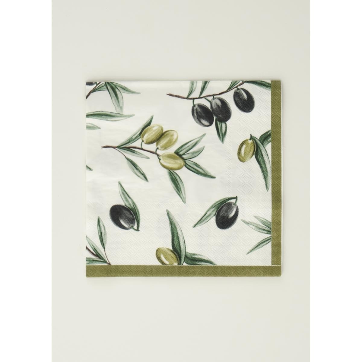 Bella Maison Olive 40'lı Kağıt Peçete (33x33 Cm)