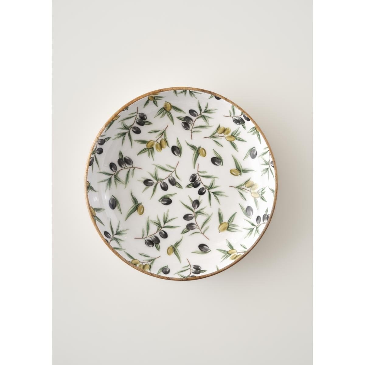 Bella Maison Olive Mango Sunum Kasesi (30x8 Cm) Çok Renkli
