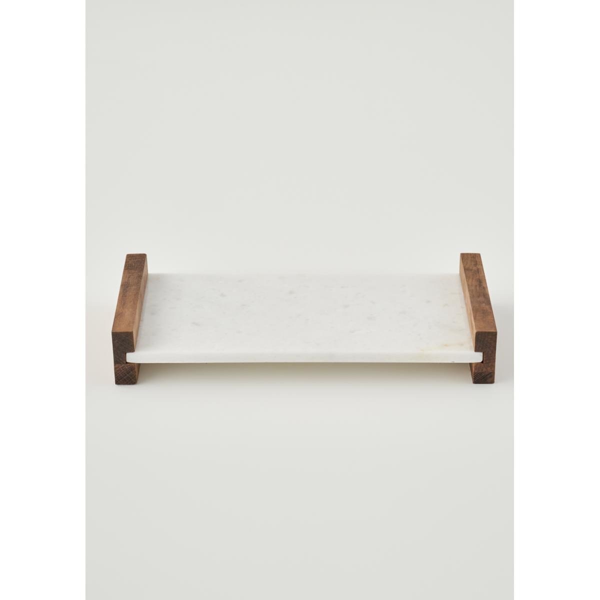 Bella Maison Olmo Mermer Dekoratif Tepsi Naturel (15x30 Cm) Naturel