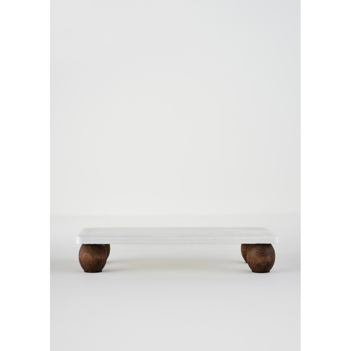Bella Maison Olmo Mermer Dikdörtgen Sunum Standı Naturel (15x30 Cm) Naturel