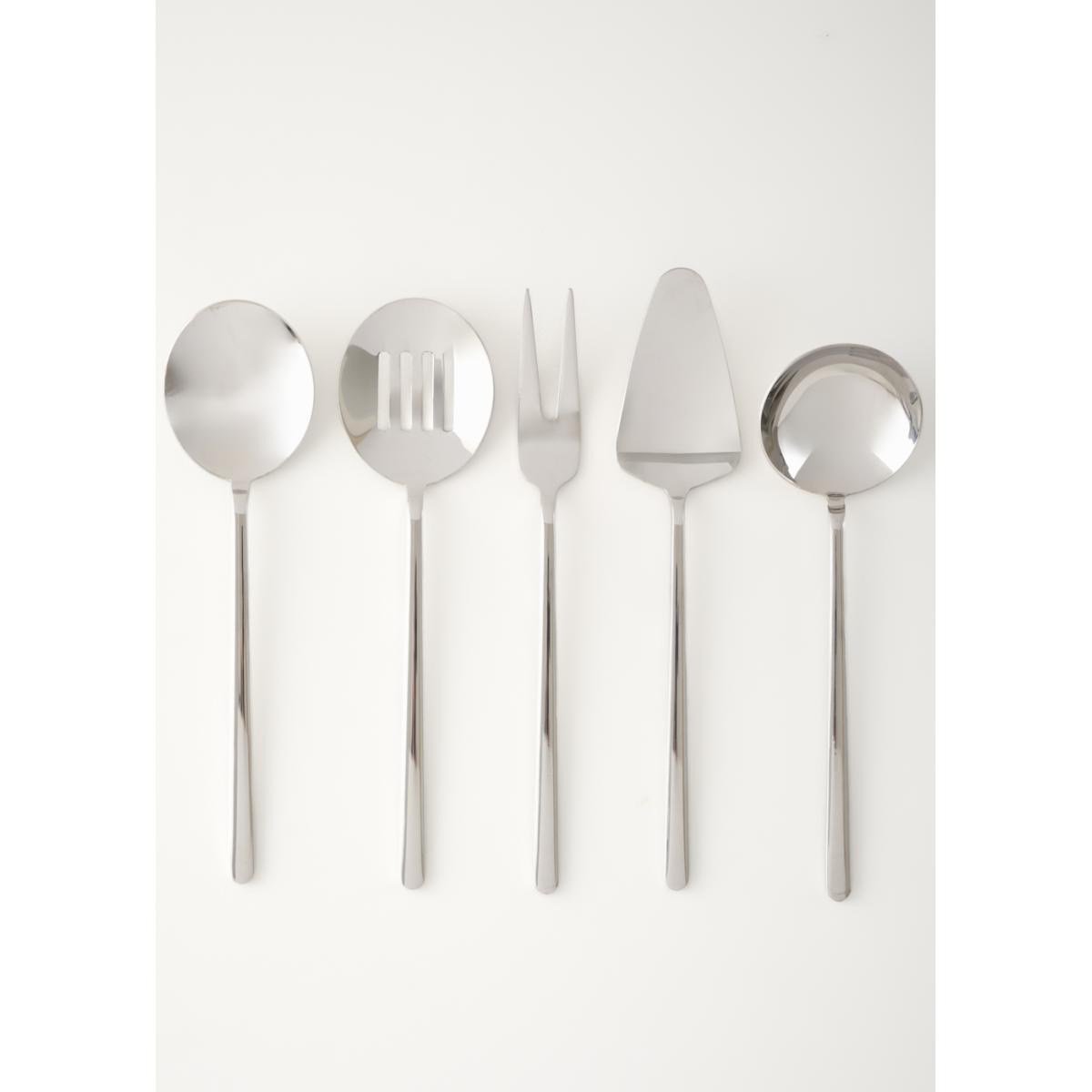 Bella Maison Siena 5 Parça Servis Seti Silver Silver