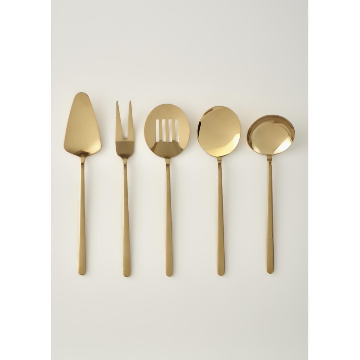Bella Maison Siena 5 Parça Servis Seti Gold Gold