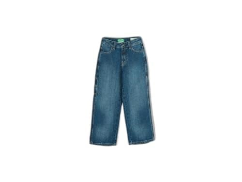 Benetton Erkek Çocuk Lacivert Tek Kargo Cepli Denim Pantolon
