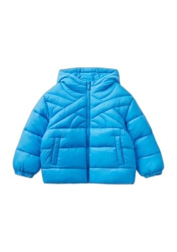 Benetton Erkek Çocuk Turuncu Logo İşlemeli Mont