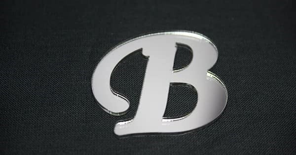 Benim Marifetlerim - B Harfi Gümüş Aynalı Pleksi 4 cm