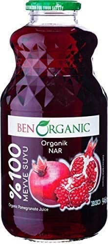 BenOrganic Nar Suyu 946 ml Cam Şişe