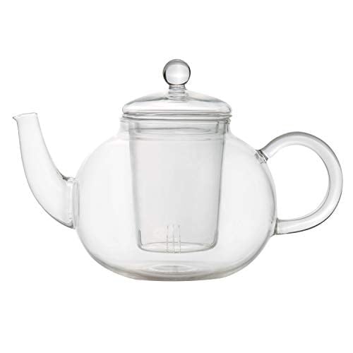 BergHOFF 1107037 çaydanlık, ısıya dayanıklı cam, şeffaf, 13 x 17 x 15 cm