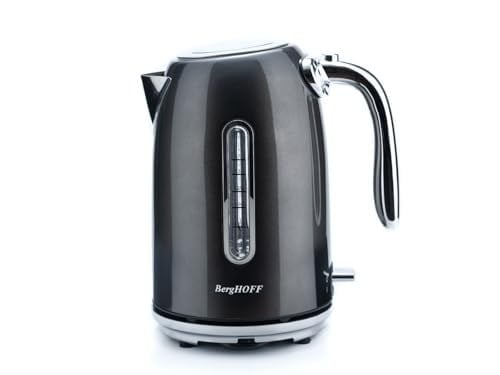 BergHOFF Gem Metallic 1.7 Litre Su Isıtıcısı – 2200 W, Paslanmaz Çelik Gövde | Silver