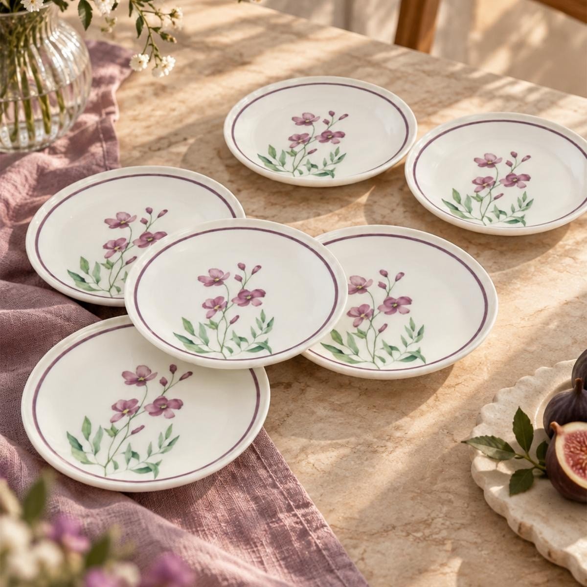 Bernardo Violet 6 Parça Pasta Takımı