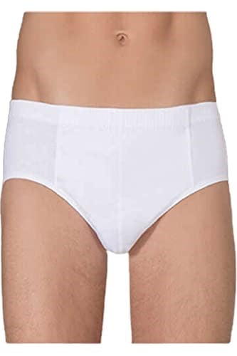 Berrak İç Giyim Erkek Pamuklu Slip Külot 6 Lı Paket XXL Beyaz