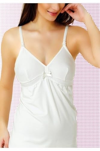 Bestin Kadın Beyaz Modal Süprem Hamile Lohusa Emzirme Atleti, S, D1248İMR-869SL0015332
