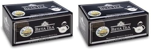Beta Tea Earl Grey Demlik Poşet 100 Adet (Bergamot - Tomurcuk Çayı) (2 paketi)
