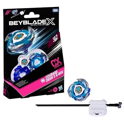 Beyblade X Starter Pack Cesaret Dran S 6-60 V CX Top ve Sürahi ile