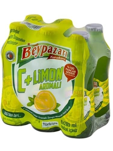 Beypazarı C+ Limon Aromalı Maden Suyu (6x200ml)