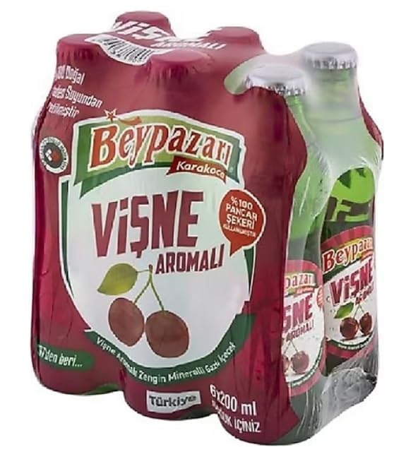 Beypazarı Vişne Aromalı Maden Suyu 6x200 ml
