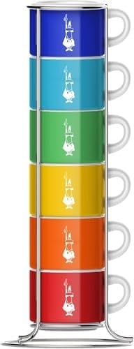 Bialetti - 6'lı İstiflenebilir Fincan Seti