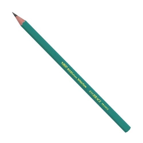 BIC Evolution 650 HB Kurşun Kalem, 12'li Kutu, Kıymık Oluşturmaz, Çiğnemeye Karşı Dayanıklı, Kolay Açılır