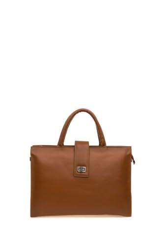 Bilik Deri Taba Rölax Deri Unisex Laptop & Evrak Çantası BLM093045 (Taba Rölax Deri)