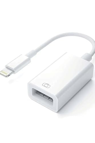 BİLİŞİM BURADA ZR30 Lightning Camera Adapter OTG Çevirici, Beyaz BBZR30