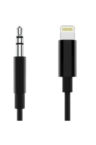 BİLİŞİM BURADA ZR500 JH-023 Lightning AUX Çevirici, Siyah BBZR500