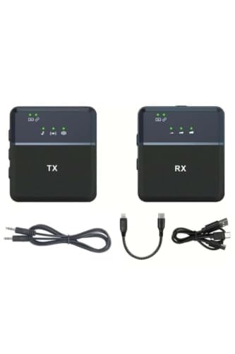 BİLİŞİM BURADA ZR558 SX9 RX TX Lightning Type-C Aux Mikrofon Dönüştürücü, Siyah BBZR558