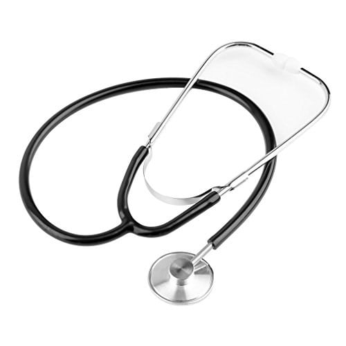 BinaryABC Cadılar Bayramı Doktor Kostüm Cosplay Aksesuarları, Stetoskop Oyuncak, Çocuk Doktor Stetoskop, Stetoskop Çalışan Çocuklar (Siyah)