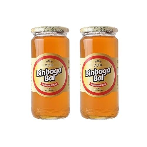 Binboğa Bal, Çiçek Balı, Cam Kavanoz, 650 gr, 2 Adet