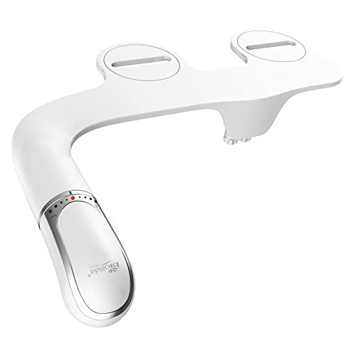 Bio Bidet by Bemis SlimTwist Tatlı Su Sprey Bide Eklentisi Tuvalet, Beyaz, Elektriksiz, Kolay Kurulum