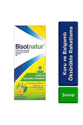 Bisolnatur Bal İçeren Doğal Öksürük Şurubu (1)