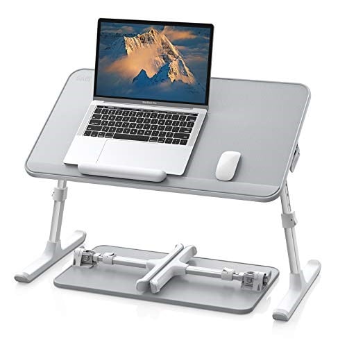 Bix Saiji AL30 Ayarlanabilir Laptop Standı Ergonomik Tasarım 17 İnç Uyumlu Taşınabilir Masa Gri