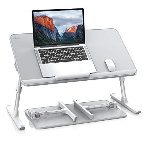 Bix Saiji AL33 Yükseklik ve Açı Ayarlı Laptop Standı Ergonomik ve Katlanabilir Çekmeceli Çalışma Masası