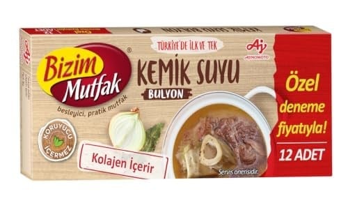 Bizim Mutfak Kemik Suyu Bulyon, (12 x 10 Gr)
