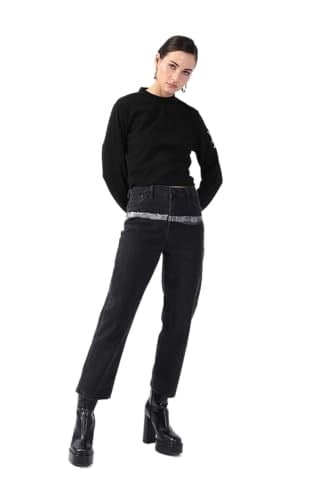 Black On Black Standart Bel Bol Paça Bol Kesim Denim Pantolon K-KEVA, K-KEVA