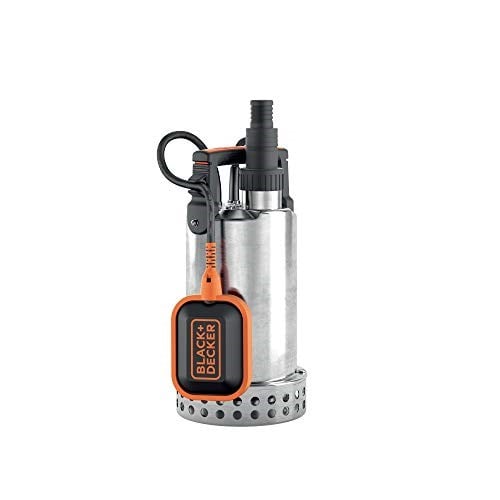BLACK+DECKER BXUP750XCE Tauchpumpe für Klarwasser (750 W, max. Förderleistung 11.000 l/h, max. Förderhöhe 8,5 m) - Seçenekler: 750 W – temiz su, 250 W - temiz su...