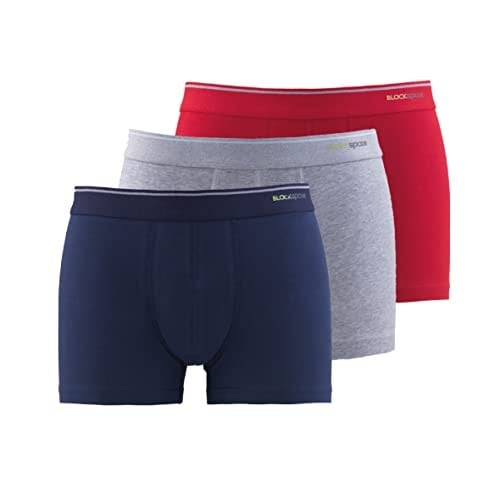 Blackspade Erkek Boxer - Shorty 3'lü Paket 9670 - Siyah Antra Melanj Antrasit