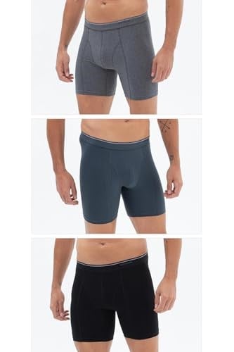 Blackspade Erkek Tender Cotton 3'lü Uzun Paça Siyah-AntraMelanj-Antrasit 9683