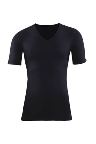 Blackspade Unisex Siyah Yarım Kol V Yaka Thermal İçlik 1263