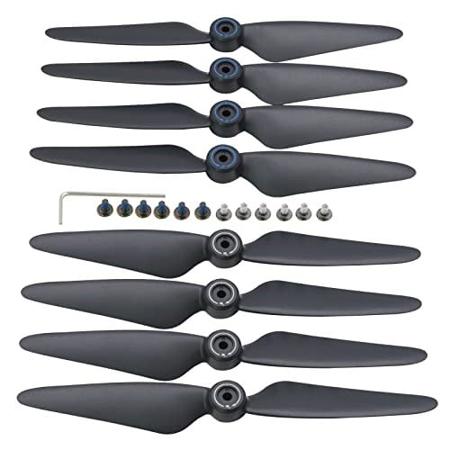 Blomiky 2 Takım 8'li Paket F7 Katlanabilir Pervaneler Yedek Pros Bwine F7GB2 F7 SJRC F7S F7 4K 9800FT GPS RC Quadcopter Drone F7 Pervane ile Uyumlu 2