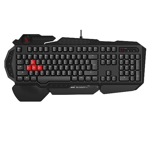Bloody B310N Q Türkçe Multimedya Neon Gamer Oyuncu Klavye (Oyunculara Özel ASDW Yedek gaming tuşlar)